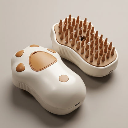 Pet Grooming Brush with Steam Technology