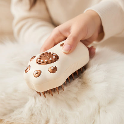 Pet Grooming Brush with Steam Technology